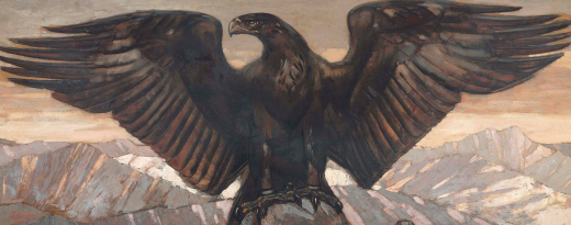 Vente par "Christie's New York, USA" du 09/12/2014 - aigles aux ailes déployées, 1928. (lot n°508)